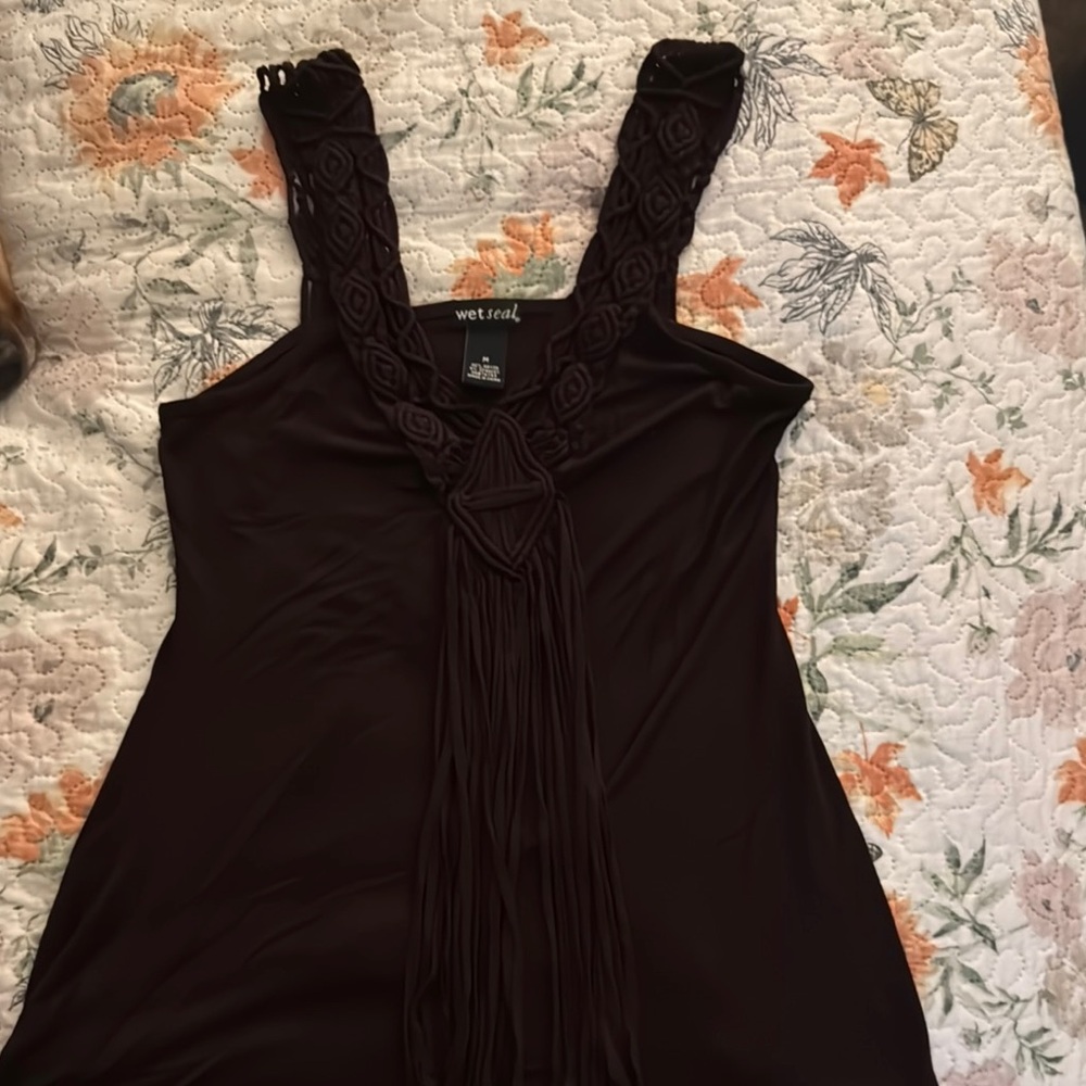Wet Seal Black Women's Top